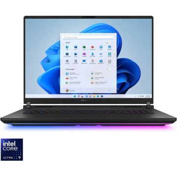 Asus Laptop Gaming ASUS ROG Strix SCAR 18 G835LX cu procesor Intel® Core™ Ultra 9 275HX pana la 5.4GHz, 18, 2.5K WQXGA, Mini LED, 240Hz, G-Sync, 64GB DDR5, 2TB + 2TB SSD, NVIDIA® GeForce RTX™ 5090 24GB GDDR7, Windows 11 Pro, Off Black