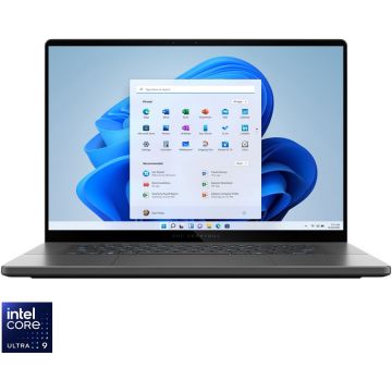 Asus Laptop Gaming ASUS ROG Zephyrus G16 GU605CX cu procesor Intel® Core™ Ultra 9 285H pana la 5.4GHz, 16, 2.5K WQXGA, OLED, 240Hz, G-Sync, 64GB LPDDR5X, 1TB SSD, NVIDIA® GeForce RTX™ 5090 24GB GDDR7, Windows 11 Pro, Eclipse Gray