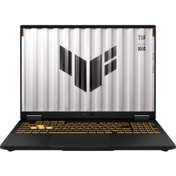 Asus Laptop Gaming ASUS TUF F16 FX608JMR, Procesor Intel® Core™ i7-14650HX, 16 inch, WUXGA 1920 x 1200, 32GB RAM, 1TB SSD, NVIDIA GeForce RTX 5060 8GB, No OS, Negru/Gri