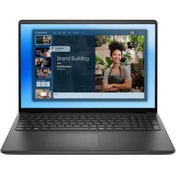 Dell Laptop Dell 16 DC16250, Intel Core 7 150U, 16 inch WUXGA, 16GB RAM, 1TB SSD, Windows 11 Pro, Negru