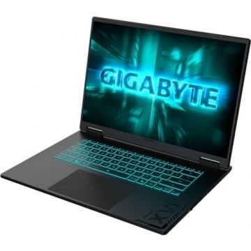 Gigabyte Laptop gaming Gigabyte A16, Procesor Intel Core i7-13620H, 16 inch, WUXGA 1920 x 1200 pixeli, RAM 16GB, SSD 1TB, nVidia GeForce RTX 4050 6GB, No OS, Negru Gigabyte Laptop gaming Gigabyte A16, Procesor Intel Core i7-13620H, 16 inch, WUXGA 1920 x 1200 pixeli, RAM 16GB, SSD 1TB, nVidia GeForce RTX 4050 6GB, No OS, Negru