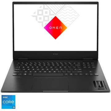 HP Laptop Gaming HP OMEN 16-wd0125nq, Procesor Intel® Core™ i5-13420H, Display 16.1 Full HD (1920 x 1080), IPS, 144Hz, Memorie RAM 32GB DDR5, Capacitate 512GB SSD, Placa video dedicata NVIDIA GeForce RTX 4050 6GB GDDR6, Free DOS, Shade Black