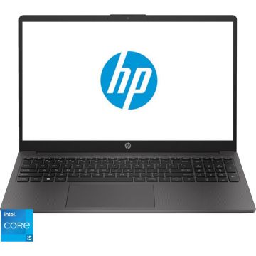 HP Laptop HP 250 G10, Procesor Intel® Core™ i5-1334U, Display 15.6 Ful HD (1920x1080), Memorie RAM 8GB DDR4, Capacitate 256GB SSD, Placa video integrata Intel® Iris® Xᶱ Graphics, Free DOS, Dark ash silver