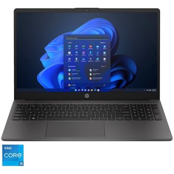 HP Laptop HP 250 G10, Procesor Intel® Core™ i5-1334U, Display 15.6 Full HD (1920x1080), IPS, Memorie RAM 16GB DDR4, Capacitate 512GB SSD, Placa video integrata Intel® Iris® Xe Graphics, Windows 11 Pro, Dark ash silver