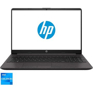 HP Laptop HP 250 G9, Procesor Intel® Celeron® N4500, Display 15.6'' HD (1366 x 768), Memorie RAM 8GB DDR4, Capacitate 256GB SSD, Placa grafica integrata Intel® UHD Graphics, Free DOS, Dark ash silver