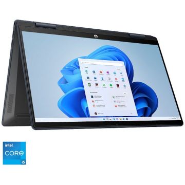HP Laptop HP Pavilion x360 2-in-1 14-ek1007nn, Procesor Intel® Core™ i5-1335U, Display 14 Full HD (1920x1080), IPS, Touchscreen, Memorie RAM 16GB DDR4, Capacitate 1TB SSD, Placa video integrata Intel® Iris® Xe Graphics, Windows 11 Home, Space blue cove HP Laptop HP Pavilion x360 2-in-1 14-ek1007nn, Procesor Intel® Core™ i5-1335U, Display 14 Full HD (1920x1080), IPS, Touchscreen, Memorie RAM 16GB DDR4, Capacitate 1TB SSD, Placa video integrata Intel® Iris® Xe Graphics, Windows 11 Home, Space blue cove