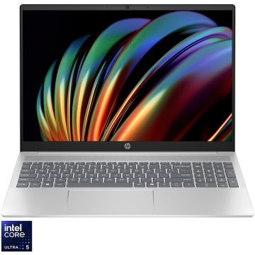 HP Laptop HP Pavilion16-af0019nn, Procesor Intel® Core™ Ultra 5 125U, Display 16'' 2K (1920x1200), IPS, Memorie RAM16GB LPDDR5, Capacitate 512GB SSD, Placa video integrata Intel® Graphics, Windows 11 Home, Natural silver aluminum