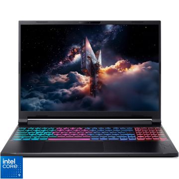Laptop Acer Gaming 16'' Nitro V 16S ANV16S-71, WQXGA IPS 180Hz, Procesor Intel® Core™ 9 270H (24M Cache, up to 5.80 GHz), 32GB DDR5, 1TB SSD, GeForce RTX 5070 8GB, No OS, Obsidian Black Laptop Acer Gaming 16'' Nitro V 16S ANV16S-71, WQXGA IPS 180Hz, Procesor Intel® Core™ 9 270H (24M Cache, up to 5.80 GHz), 32GB DDR5, 1TB SSD, GeForce RTX 5070 8GB, No OS, Obsidian Black