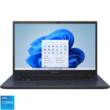 Laptop ASUS 14'' ExpertBook B1 B1402CVA, FHD, Procesor Intel® Core™ i5-1335U (12M Cache, up to 4.60 GHz), 8GB DDR4, 256GB SSD, Intel Integrated Graphics, Win 11 Pro Education, Star Black Laptop ASUS 14'' ExpertBook B1 B1402CVA, FHD, Procesor Intel® Core™ i5-1335U (12M Cache, up to 4.60 GHz), 8GB DDR4, 256GB SSD, Intel Integrated Graphics, Win 11 Pro Education, Star Black
