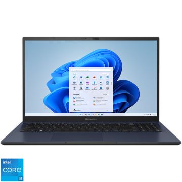 Laptop ASUS 15.6'' ExpertBook B1 B1502CVA, FHD, Procesor Intel® Core™ i5-1335U (12M Cache, up to 4.60 GHz), 8GB DDR4, 256GB SSD, Intel Integrated Graphics, Win 11 Pro Education, Star Black Laptop ASUS 15.6'' ExpertBook B1 B1502CVA, FHD, Procesor Intel® Core™ i5-1335U (12M Cache, up to 4.60 GHz), 8GB DDR4, 256GB SSD, Intel Integrated Graphics, Win 11 Pro Education, Star Black