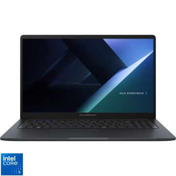 Laptop ASUS 15.6'' ExpertBook B1 B1503CVA, FHD, Procesor Intel® Core™ 5 120U (12M Cache, up to 5.00 GHz), 16GB DDR5, 512GB SSD, Intel Graphics, No OS, Gentle Grey
