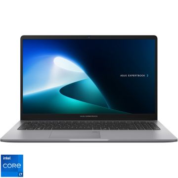 Laptop ASUS 15.6'' ExpertBook P1 P1503CVA, FHD, Procesor Intel® Core™ i7-13620H (24M Cache, up to 4.90 GHz), 16GB DDR5, 512GB SSD, Intel UHD, No OS, Misty Grey Laptop ASUS 15.6'' ExpertBook P1 P1503CVA, FHD, Procesor Intel® Core™ i7-13620H (24M Cache, up to 4.90 GHz), 16GB DDR5, 512GB SSD, Intel UHD, No OS, Misty Grey
