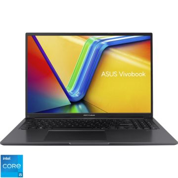 Laptop ASUS 16'' Vivobook 16 X1605VA, WUXGA, Procesor Intel® Core™ i5-13420H (12M Cache, up to 4.60 GHz), 16GB DDR4, 1TB SSD, Intel UHD, No OS, Indie Black Laptop ASUS 16'' Vivobook 16 X1605VA, WUXGA, Procesor Intel® Core™ i5-13420H (12M Cache, up to 4.60 GHz), 16GB DDR4, 1TB SSD, Intel UHD, No OS, Indie Black