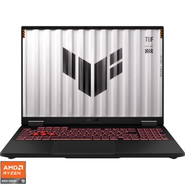 Laptop ASUS Gaming 16'' TUF A16 FA608PM, FHD+ 165Hz, Procesor AMD Ryzen™ 9 8940HX (64M Cache, up to 5.3 GHz), 16GB DDR5, 1TB SSD, GeForce RTX 5060 8GB, No OS, Jaeger Gray Laptop ASUS Gaming 16'' TUF A16 FA608PM, FHD+ 165Hz, Procesor AMD Ryzen™ 9 8940HX (64M Cache, up to 5.3 GHz), 16GB DDR5, 1TB SSD, GeForce RTX 5060 8GB, No OS, Jaeger Gray