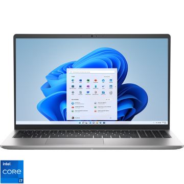 Laptop DELL 15.6'' 15 DC15250, FHD 120Hz, Procesor Intel® Core™ i7-1355U (12M Cache, up to 5.00 GHz), 16GB DDR4, 1TB SSD, Intel Integrated Graphics, Win 11 Pro, Platinum Silver, 3Yr ProSupport Laptop DELL 15.6'' 15 DC15250, FHD 120Hz, Procesor Intel® Core™ i7-1355U (12M Cache, up to 5.00 GHz), 16GB DDR4, 1TB SSD, Intel Integrated Graphics, Win 11 Pro, Platinum Silver, 3Yr ProSupport