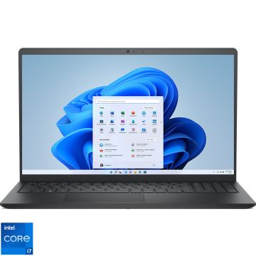 Laptop DELL 15.6'' 15 DC15250, FHD 120Hz, Procesor Intel® Core™ i7-1355U (12M Cache, up to 5.00 GHz), 16GB DDR4, 512GB SSD, Intel Integrated Graphics, Win 11 Pro, Carbon Black, 3Yr ProSupport Laptop DELL 15.6'' 15 DC15250, FHD 120Hz, Procesor Intel® Core™ i7-1355U (12M Cache, up to 5.00 GHz), 16GB DDR4, 512GB SSD, Intel Integrated Graphics, Win 11 Pro, Carbon Black, 3Yr ProSupport