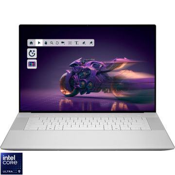 Laptop DELL 16.3'' 16 Premium DA16250, 4K OLED Touch 48-120Hz, Procesor Intel® Core™ Ultra 9 285H (24M Cache, up to 5.40 GHz), 64GB LPDDR5X, 2TB SSD, GeForce RTX 5070 8GB, Win 11 Pro, Platinum, 3Yr ProSupport Laptop DELL 16.3'' 16 Premium DA16250, 4K OLED Touch 48-120Hz, Procesor Intel® Core™ Ultra 9 285H (24M Cache, up to 5.40 GHz), 64GB LPDDR5X, 2TB SSD, GeForce RTX 5070 8GB, Win 11 Pro, Platinum, 3Yr ProSupport