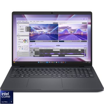 Laptop DELL 16'' Pro Max 16 MC16250, FHD+, Procesor Intel® Core™ Ultra 7 265H (24M Cache, up to 5.30 GHz), 32GB DDR5, 1TB SSD, RTX PRO 500 Blackwell 6GB, Win 11 Pro, 3Yr ProSupport Laptop DELL 16'' Pro Max 16 MC16250, FHD+, Procesor Intel® Core™ Ultra 7 265H (24M Cache, up to 5.30 GHz), 32GB DDR5, 1TB SSD, RTX PRO 500 Blackwell 6GB, Win 11 Pro, 3Yr ProSupport