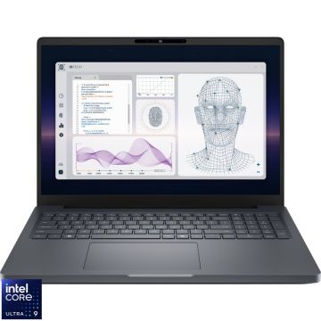 Laptop DELL 16'' Pro Max 16 Plus MB16250, FHD+ 120Hz VRR, Procesor Intel® Core™ Ultra 9 285HX (36M Cache, up to 5.50 GHz), 64GB DDR5 CSODIMM, 1TB SSD, RTX PRO 3000 Blackwell 12GB, Win 11 Pro, 3Yr ProSupport Laptop DELL 16'' Pro Max 16 Plus MB16250, FHD+ 120Hz VRR, Procesor Intel® Core™ Ultra 9 285HX (36M Cache, up to 5.50 GHz), 64GB DDR5 CSODIMM, 1TB SSD, RTX PRO 3000 Blackwell 12GB, Win 11 Pro, 3Yr ProSupport