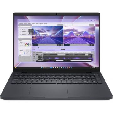 Laptop Dell Pro Max 16 MC16250 (Procesor Intel® Core™ Ultra 7 265H (24M Cache, up to 5.30 GHz), 16inch FHD+, 32GB DDR5, 1TB SSD, RTX PRO 500 Blackwell @6GB, Windows 11 Pro, Negru/Gri)
