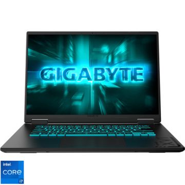 Laptop GIGABYTE Gaming 16'' A16 CTH, WUXGA 165Hz, Procesor Intel® Core™ i7-13620H (24M Cache, up to 4.90 GHz), 16GB DDR5, 1TB SSD, GeForce RTX 5050 8GB, No OS, Black Steel Laptop GIGABYTE Gaming 16'' A16 CTH, WUXGA 165Hz, Procesor Intel® Core™ i7-13620H (24M Cache, up to 4.90 GHz), 16GB DDR5, 1TB SSD, GeForce RTX 5050 8GB, No OS, Black Steel