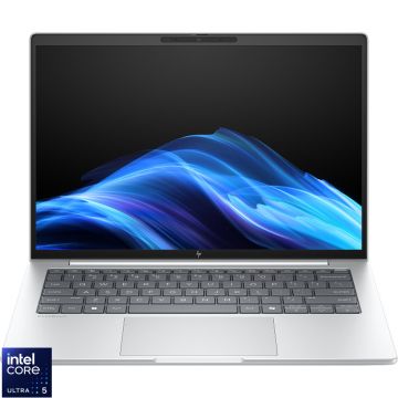 Laptop HP 14'' EliteBook 8 G1i 14, WUXGA IPS, Procesor Intel® Core™ Ultra 5 225H (18M Cache, up to 4.90 GHz), 16GB DDR5, 512GB SSD, Intel Integrated Graphics, Win 11 Pro, Glacier Silver Laptop HP 14'' EliteBook 8 G1i 14, WUXGA IPS, Procesor Intel® Core™ Ultra 5 225H (18M Cache, up to 4.90 GHz), 16GB DDR5, 512GB SSD, Intel Integrated Graphics, Win 11 Pro, Glacier Silver