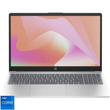 Laptop HP 15.6'' 15-fd0015nq, FHD, Procesor Intel® Core™ i7-1355U (12M Cache, up to 5.00 GHz), 16GB DDR4, 1TB SSD, Intel Iris Xe, Free DOS, Silver Laptop HP 15.6'' 15-fd0015nq, FHD, Procesor Intel® Core™ i7-1355U (12M Cache, up to 5.00 GHz), 16GB DDR4, 1TB SSD, Intel Iris Xe, Free DOS, Silver