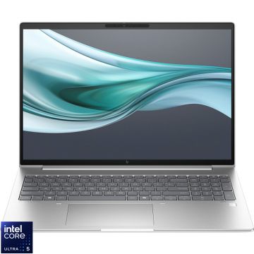 Laptop HP 16'' EliteBook 660 G11, WUXGA IPS, Procesor Intel® Core™ Ultra 5 125U (12M Cache, up to 4.30 GHz), 16GB DDR5, 512GB SSD, Intel Graphics, Free DOS, Silver Laptop HP 16'' EliteBook 660 G11, WUXGA IPS, Procesor Intel® Core™ Ultra 5 125U (12M Cache, up to 4.30 GHz), 16GB DDR5, 512GB SSD, Intel Graphics, Free DOS, Silver