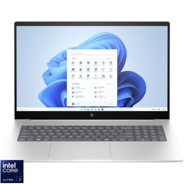 Laptop HP 17.3'' ENVY 17-da0019nn, FHD IPS Touch, Procesor Intel® Core™ Ultra 7 155H (24M Cache, up to 4.80 GHz), 16GB DDR5, 2TB SSD, Intel Arc, Win 11 Home, Glacier Silver Laptop HP 17.3'' ENVY 17-da0019nn, FHD IPS Touch, Procesor Intel® Core™ Ultra 7 155H (24M Cache, up to 4.80 GHz), 16GB DDR5, 2TB SSD, Intel Arc, Win 11 Home, Glacier Silver