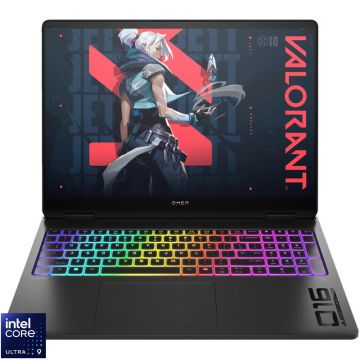Laptop HP Gaming 16'' OMEN MAX 16-ah0003nn, WQXGA OLED 48-240Hz, Procesor Intel® Core™ Ultra 9 275HX (36M Cache, up to 5.40 GHz), 64GB DDR5, 2TB SSD, GeForce RTX 5090 24GB, Free DOS, Shadow Black Laptop HP Gaming 16'' OMEN MAX 16-ah0003nn, WQXGA OLED 48-240Hz, Procesor Intel® Core™ Ultra 9 275HX (36M Cache, up to 5.40 GHz), 64GB DDR5, 2TB SSD, GeForce RTX 5090 24GB, Free DOS, Shadow Black