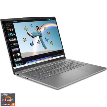 Laptop Lenovo 14'' IdeaPad Slim 5 14ARP10, WUXGA IPS, Procesor AMD Ryzen™ 5 7535HS (16M Cache, up to 4.55 GHz), 16GB DDR5, 512GB SSD, AMD Radeon 660M, No OS, Luna Grey Laptop Lenovo 14'' IdeaPad Slim 5 14ARP10, WUXGA IPS, Procesor AMD Ryzen™ 5 7535HS (16M Cache, up to 4.55 GHz), 16GB DDR5, 512GB SSD, AMD Radeon 660M, No OS, Luna Grey