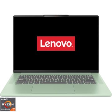 Laptop Lenovo 15.1'' IdeaPad Slim 5 15ARP10, WQXGA OLED 165Hz, Procesor AMD Ryzen™ 7 7735HS (16M Cache, up to 4.75 GHz), 16GB LPDDR5X, 1TB SSD, AMD Radeon 680M, No OS, Seafoam Green Laptop Lenovo 15.1'' IdeaPad Slim 5 15ARP10, WQXGA OLED 165Hz, Procesor AMD Ryzen™ 7 7735HS (16M Cache, up to 4.75 GHz), 16GB LPDDR5X, 1TB SSD, AMD Radeon 680M, No OS, Seafoam Green