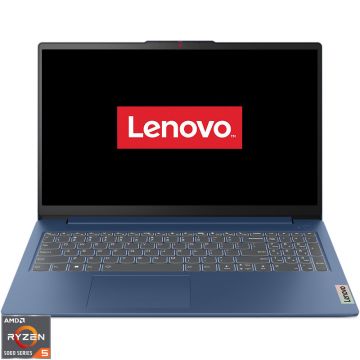 Laptop Lenovo 15.6'' IdeaPad Slim 3 15ABR8, FHD, Procesor AMD Ryzen™ 5 5625U (16M Cache, up to 4.3 GHz), 16GB DDR4, 512GB SSD, AMD Radeon, No OS, Abyss Blue Laptop Lenovo 15.6'' IdeaPad Slim 3 15ABR8, FHD, Procesor AMD Ryzen™ 5 5625U (16M Cache, up to 4.3 GHz), 16GB DDR4, 512GB SSD, AMD Radeon, No OS, Abyss Blue