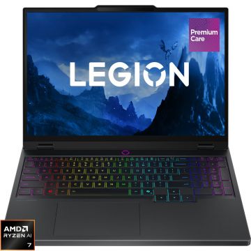 Laptop Lenovo Gaming 15.1'' Legion 5 15AKP10, WQXGA OLED 165Hz, Procesor AMD Ryzen™ Al 7 350 (16M Cache, up to 5.0 GHz), 32GB DDR5, 1TB SSD, GeForce RTX 5070 8GB, No OS, Eclipse Black, 3Yr Onsite Premium Care Laptop Lenovo Gaming 15.1'' Legion 5 15AKP10, WQXGA OLED 165Hz, Procesor AMD Ryzen™ Al 7 350 (16M Cache, up to 5.0 GHz), 32GB DDR5, 1TB SSD, GeForce RTX 5070 8GB, No OS, Eclipse Black, 3Yr Onsite Premium Care