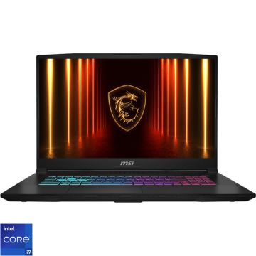 Laptop MSI Gaming 17.3'' Katana 17 HX B14WGK, QHD 240Hz, Procesor Intel® Core™ i9 14900HX (36M Cache, up to 5.80 GHz), 32GB DDR5, 1TB SSD, GeForce RTX 5070 8GB, Free DOS, Black Laptop MSI Gaming 17.3'' Katana 17 HX B14WGK, QHD 240Hz, Procesor Intel® Core™ i9 14900HX (36M Cache, up to 5.80 GHz), 32GB DDR5, 1TB SSD, GeForce RTX 5070 8GB, Free DOS, Black