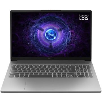 Lenovo Laptop Gaming Lenovo LOQ, Intel Core i5-12450HX, 15.6 inch FHD, 16GB RAM, 512GB SSD, nVidia RTX 2050 4GB, Free DOS, Gri