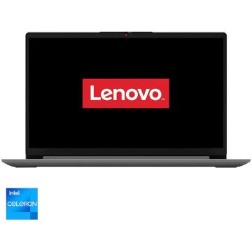 Lenovo Laptop Lenovo IdeaPad 1 15IJL7 cu procesor Intel® Celeron® N4500, Display 15.6 Full HD (1920x1080), Memorie RAM 8GB DDR4, Capacitate 256GB SSD, Placa video integrata Intel® UHD Graphics, No OS, Cloud Grey