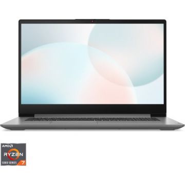 Lenovo Laptop Lenovo IdeaPad 3 17ABA7, Procesor AMD Ryzen™ 7 5825U, Display 17.3 HD+ (1600x900), Memorie RAM 16GB DDR4, Capacitate 1TB SSD, Placa video integrata AMD Radeon™ Graphics, No OS, Arctic Grey Lenovo Laptop Lenovo IdeaPad 3 17ABA7, Procesor AMD Ryzen™ 7 5825U, Display 17.3 HD+ (1600x900), Memorie RAM 16GB DDR4, Capacitate 1TB SSD, Placa video integrata AMD Radeon™ Graphics, No OS, Arctic Grey