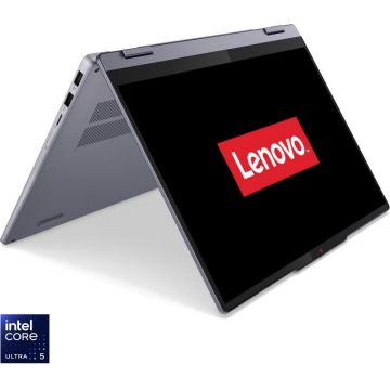 Lenovo Laptop Lenovo IdeaPad 5 2-in-1 14IAL10, Procesor Intel® Core™ Ultra 5 225U, Display 14 WUXGA (1920x1200), IPS, Touch, Memorie RAM 16GB LPDDR5x, Capacitate 512GB SSD, Placa video integrata Intel® Graphics, No OS, Luna Grey