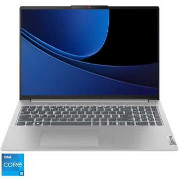 Lenovo Laptop Lenovo IdeaPad Slim 5 15IRH9, Procesor Intel® Core™ i5-13420H, Display 15.3 WUXGA (1920x1200), IPS, Memorie RAM 32GB LPDDR5x, Capacitate 512GB SSD, Placa video integrata Intel® UHD Graphics, No OS, Cloud Grey