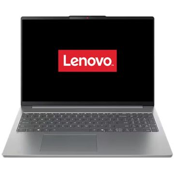 Lenovo Laptop Lenovo IdeaPad Slim 5 16AKP10, Procesor AMD Ryzen™ AI 5 340, Display 16 2.8K (2880 x 1800), OLED, 120Hz, Memorie RAM 32GB DDR5, Capacitate 1TB SSD, Placa video integrata AMD Radeon™ 840M Graphics, No OS, Luna Grey