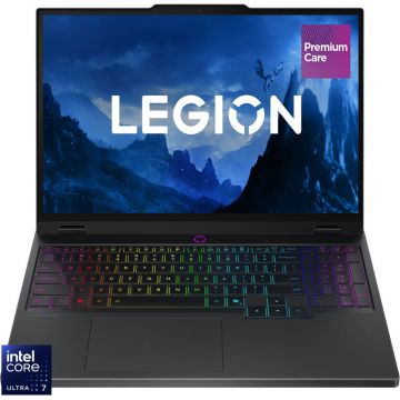 Lenovo Laptop Lenovo Legion 5 15IAX10, Procesor Intel® Core Ultra 7 255HX, Display 15.1 WQXGA (2560x1600), OLED, 165Hz, Memorie RAM 32GB DDR5, Capacitate 1TB SSD, Placa video dedicata NVIDIA® GeForce RTX™ 5060 8GB GDDR7, No OS, Eclipse Black