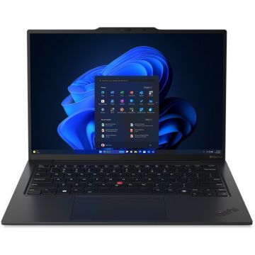 Lenovo Laptop Lenovo ThinkPad X1 Carbon, Intel Core Ultra 7 155U, 14 inch WUXGA, 16GB RAM, 512GB SSD, Windows 11 Pro, Negru