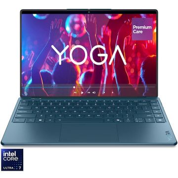 Lenovo Laptop Lenovo Yoga Slim 9 14ILL10, Procesor Intel® Core™ Ultra 7 256V ,Display 14 WQUXGA (3840 x 2400), OLED, 120Hz, Touch, Memorie RAM 16GB LPDDR5x, Capacitate 1TB SSD, Placa video integrata Intel® Arc™ Graphics 140V, Windows® 11 Home, Tidal Teal