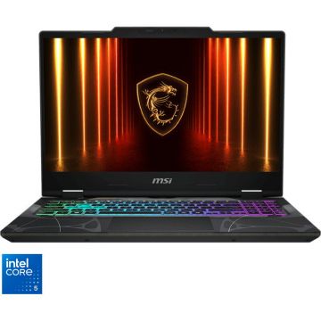 MSI Laptop Gaming MSI Cyborg 15 B2RWEKG, Display 15.6'' FHD (1920x1080), Procesor Intel® Core™ 5 210H, Memorie RAM 16GB DDR5, Capacitate de stocare 512GB SSD, Placa video dedicata NVIDIA GeForce RTX 5050 8GB, Free DOS, Negru