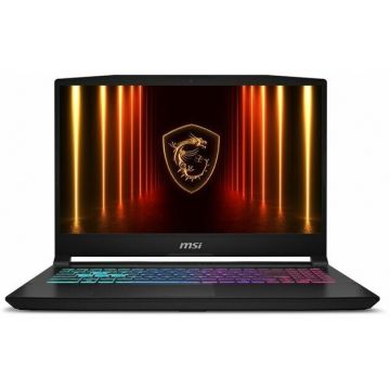 MSI Laptop Gaming MSI Katana 15 HX B14WFK-020XPL i7-14650HX 15.6 inch WQXGA, 16GB RAM, 512GB SSD, nVidia RTX 5060 8GB, No OS, Negru