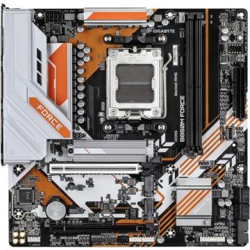 Placa de baza GIGABYTE B850M FORCE, AMD B850, AM5, DDR5, mATX
