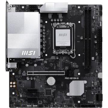 Placa de baza MSI PRO H810M-B, Intel H810, LGA 1851, mATX, DDR5