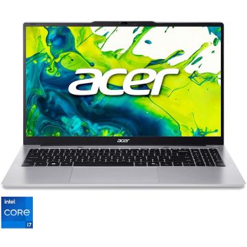 Acer Laptop Acer Aspire Lite 15 AL15-72P-71X1 cu procesor Intel® Core™ i7-13620H up to 4.90 GHz, 15.6'', Full HD, IPS, 16GB DDR5 RAM, 1TB SSD, Intel® UHD Graphics, No OS, Pure Silver Acer Laptop Acer Aspire Lite 15 AL15-72P-71X1 cu procesor Intel® Core™ i7-13620H up to 4.90 GHz, 15.6'', Full HD, IPS, 16GB DDR5 RAM, 1TB SSD, Intel® UHD Graphics, No OS, Pure Silver