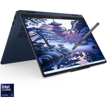 Lenovo Laptop Lenovo IdeaPad 5 2-in-1 14IAL10 cu procesor Intel® Core™ Ultra 5 225U pana la 4.8GHz, 14 WUXGA, IPS, Touch, 16GB LPDDR5x RAM, 512GB SSD, Intel® Graphics, No OS, Cosmic Blue Lenovo Laptop Lenovo IdeaPad 5 2-in-1 14IAL10 cu procesor Intel® Core™ Ultra 5 225U pana la 4.8GHz, 14 WUXGA, IPS, Touch, 16GB LPDDR5x RAM, 512GB SSD, Intel® Graphics, No OS, Cosmic Blue